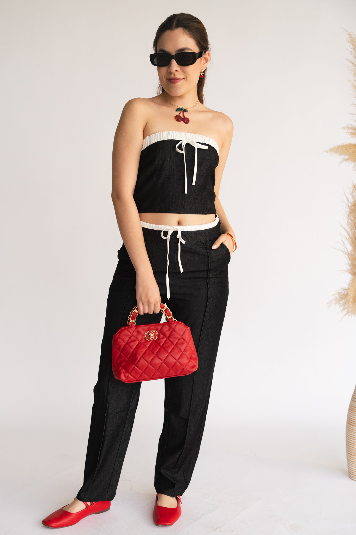 Set Straple & Pantalón