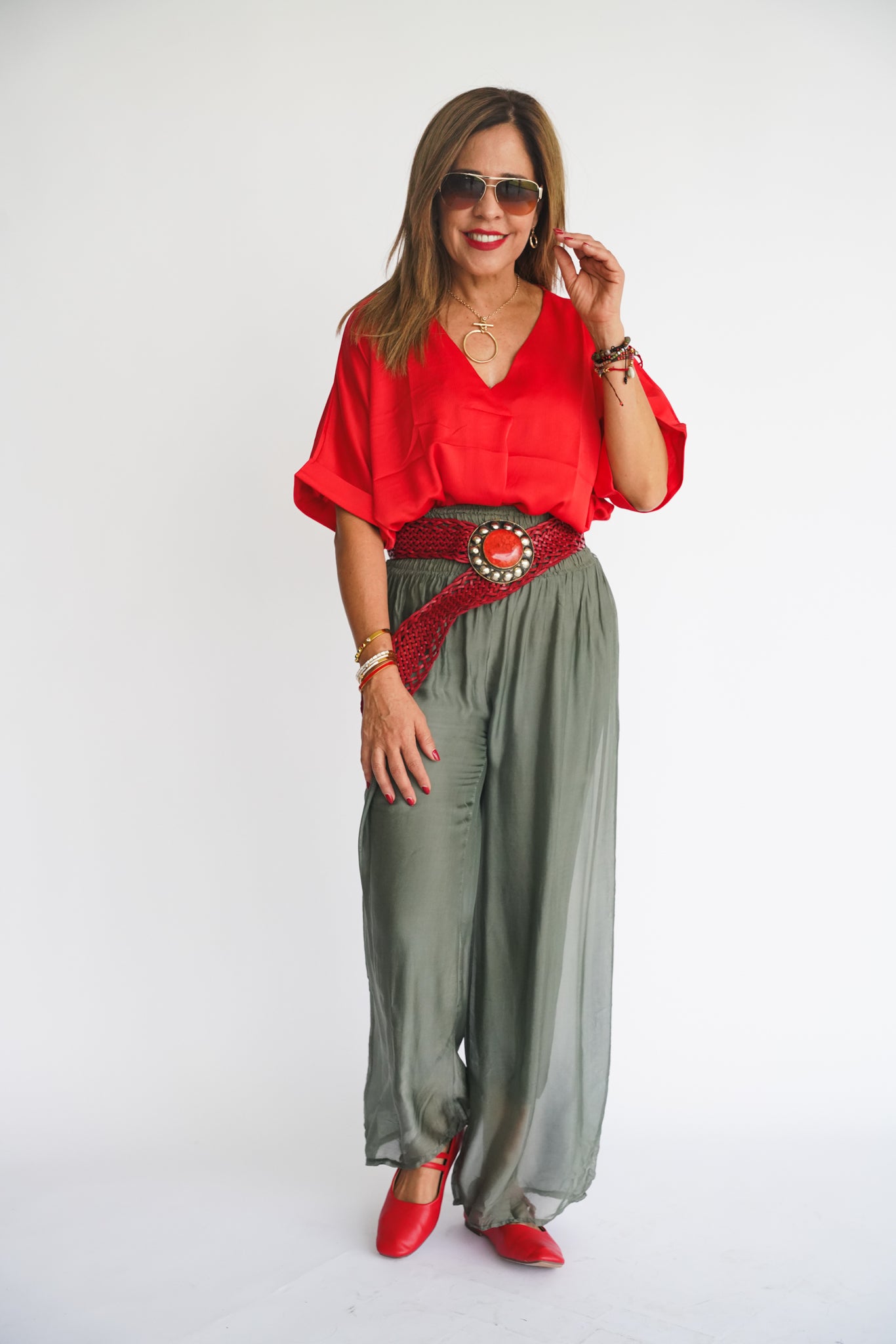 Blusa Roja