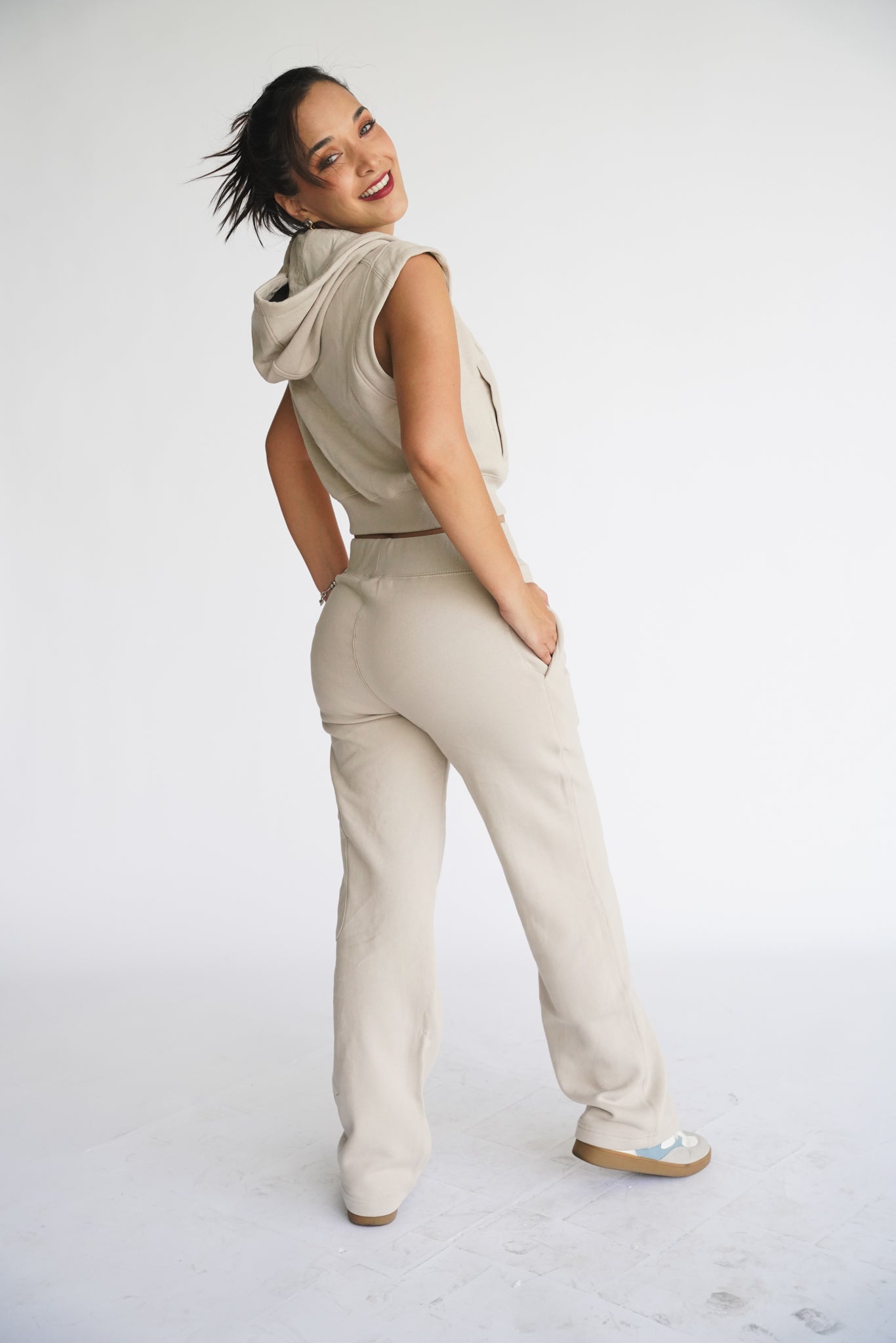 Set Pants & Chaleco Taupe